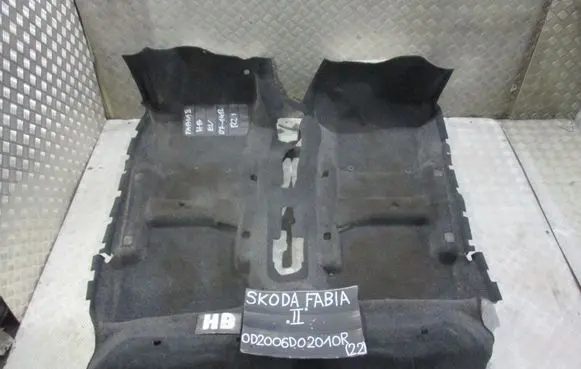 Skoda Fabia Mk2 (5J) Front floor carpet liner 