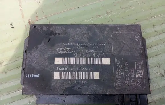 Audi A4 S4 B6 8E 8H Comfort/convenience module 8E0959433AP 00075099 00001881B4