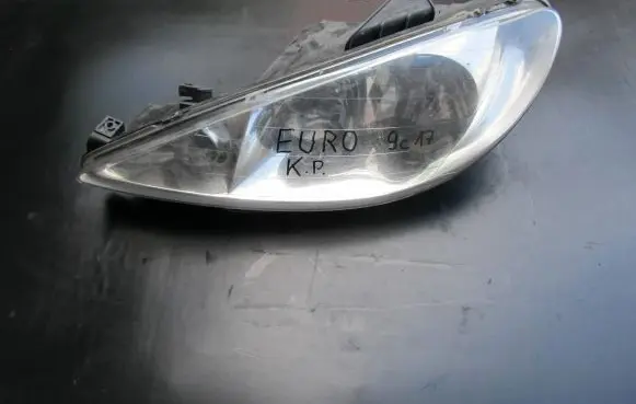 Peugeot 206 Headlight/headlamp 9660535680 6208A0 89901056
