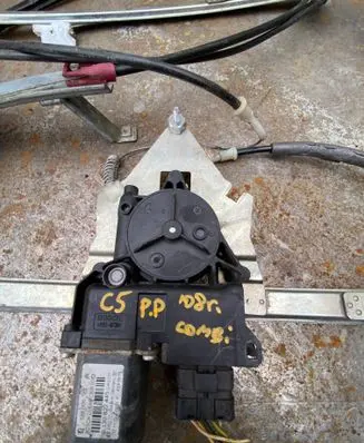 Citroen C5 Front door window regulator with motor 12800082 0130822445