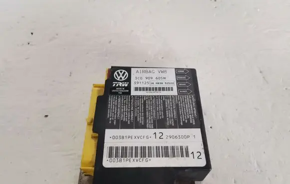 Volkswagen PASSAT B6 Airbag control unit/module 3C0909605M