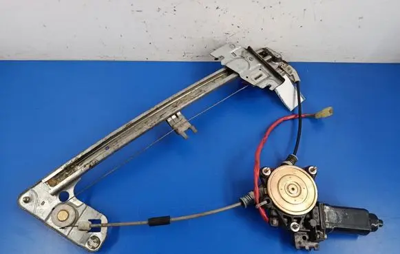 Front door window regulator with motor