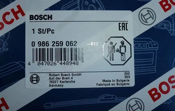 Fiat Grande Punto Exhaust gas temperature sensor 0986259062