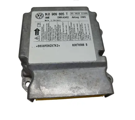 Skoda Octavia Mk2 (1Z) Airbag control unit/module 1K0909605T 5WK43412 03070508B