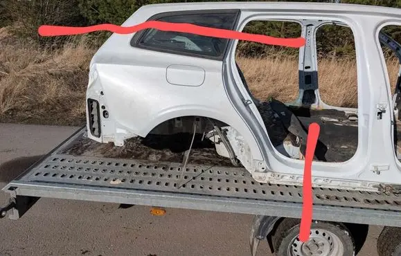 Volvo V60 Rear quarter panel 