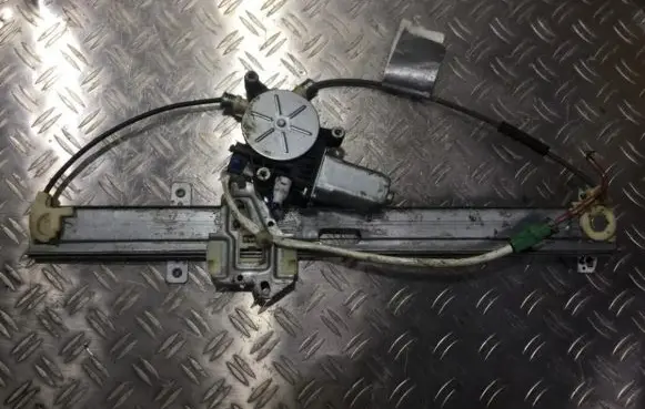 Sliding door window regulator with motor
