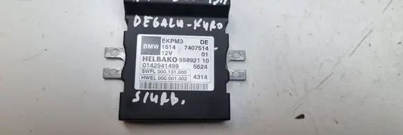 Fuel injection pump control unit/module
