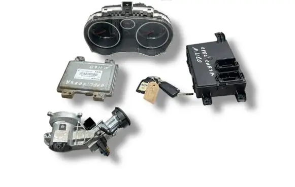 Opel Corsa D Engine ECU kit and lock set 55583750 P0013373017
