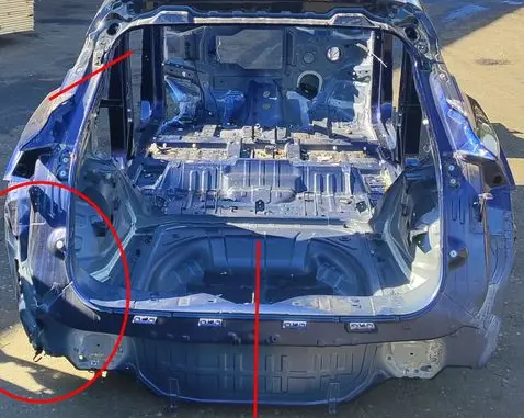 Nissan Ariya Rear quarter panel 
