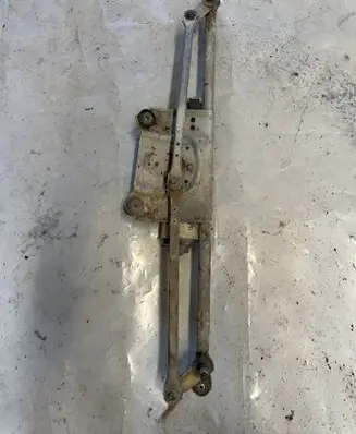 Front wiper linkage and motor