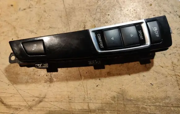 BMW 7 F01 F02 F03 F04 Suspension ride height/mode switch 61319201489 9201489