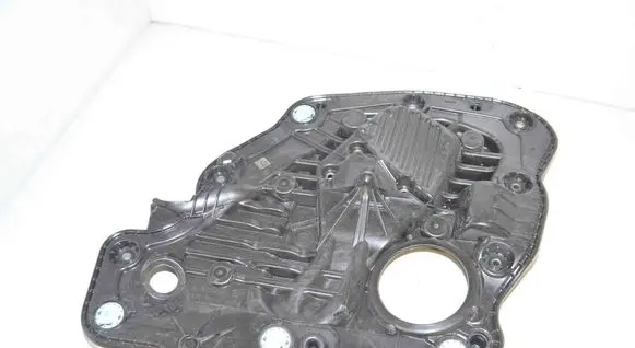 Rear window lifting mechanism without motor