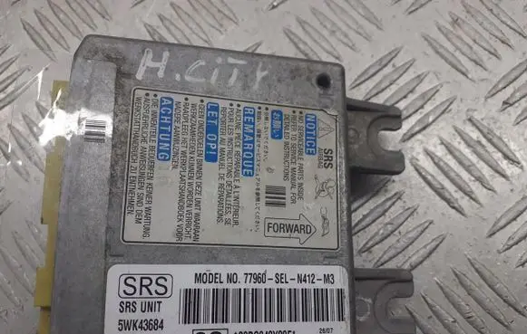 Honda City Airbag control unit/module
