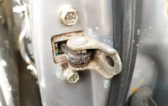 Nissan Primera Front door check strap stopper 