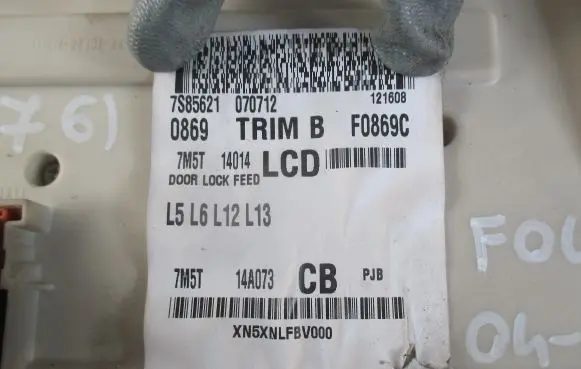 Ford Focus Fuse box set 7M5T14A073CB