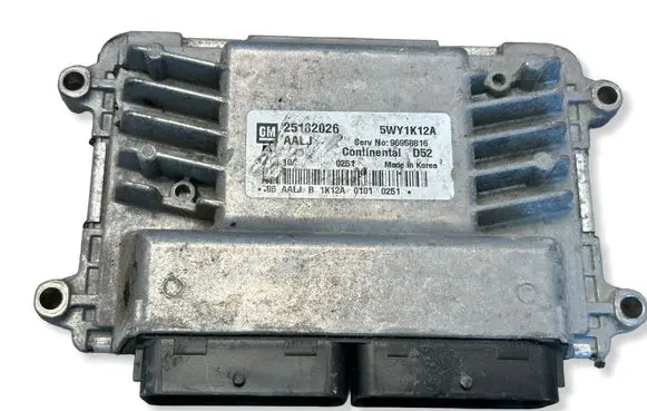 Chevrolet Spark Engine control unit/module 25182026 96958816 5WY1K12A