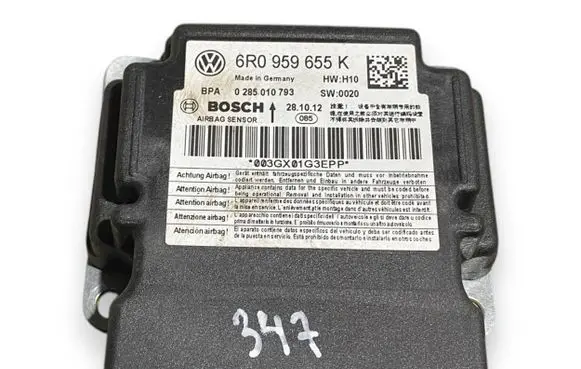 Volkswagen Polo V 6R Airbag control unit/module 6R0959655K 0285010793