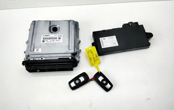 BMW 3 E90 E91 Engine ECU kit and lock set 8507202 0281016496 9226238