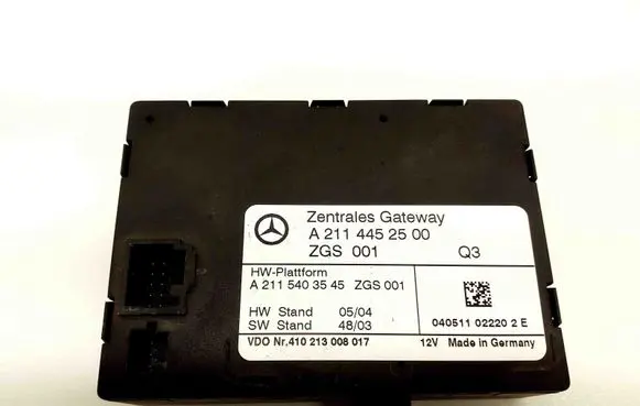 Mercedes-Benz E W211 Gateway control module A2115403545 A2114452500
