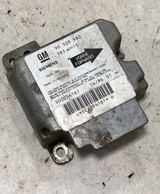 Opel Vectra B Airbag control unit/module 90508980 S00054161 5WK4169