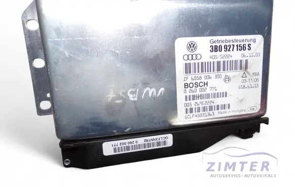 Volkswagen PASSAT B5.5 Gearbox control unit/module 3B0927156S 0260002771