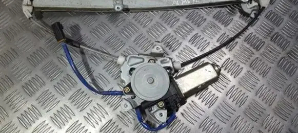 Sliding door window regulator with motor