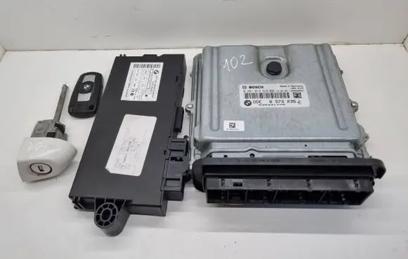 BMW X6 E71 Engine ECU kit and lock set 8573235 030331775 0281019628