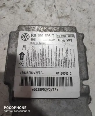 Volkswagen Golf V Airbag control unit/module 1K0909605T
