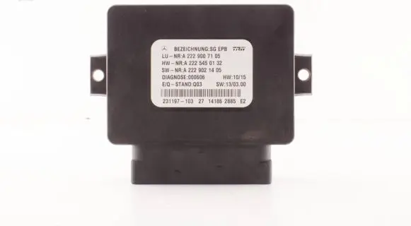 Mercedes-Benz S W222 Hand brake control module A2229007105 A2229021405 A2225450132