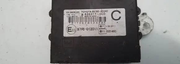 Toyota Land Cruiser (J120) Immobilizer control unit/module 8978060340 626317000