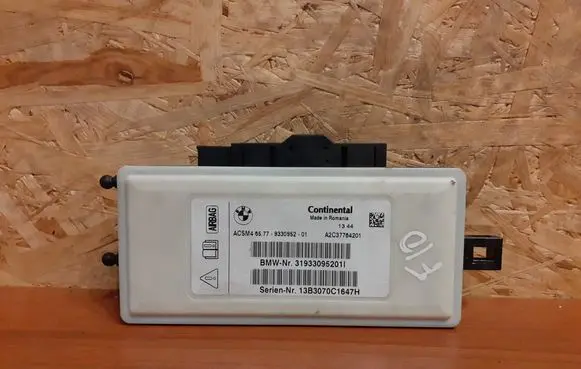 BMW 5 F10 F11 Airbag control unit/module 9330952 6577933095201
