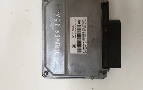 Volkswagen Touareg I Engine control unit/module ECU 0AD927755AS 5WP22093