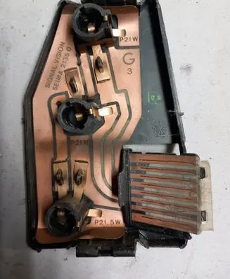 Renault 11 Tail light bulb cover holder 21350