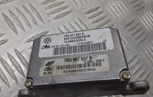 Volkswagen Sharan ESP (stability system) control unit 7M3907637B
