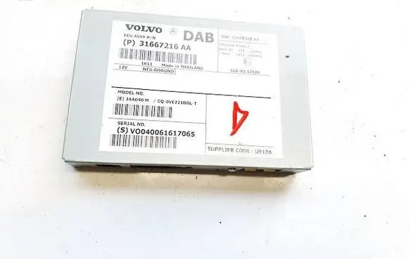 Volvo V40 Other control units/modules 31667216AA