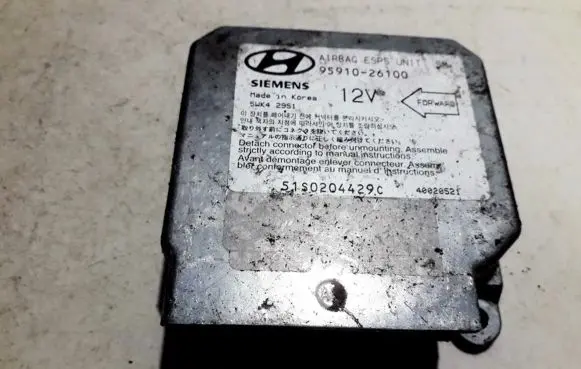 Hyundai Santa Fe Airbag control unit/module 9591026100 5wk42951