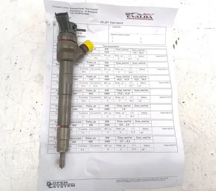 Jaguar XE Fuel injector G4D39K546CA 0445110664