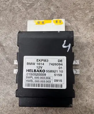 Fuel injection pump control unit/module