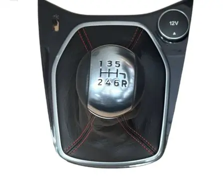 Ford Fiesta Gear lever shifter trim leather/knob H1BBA044H83AFW