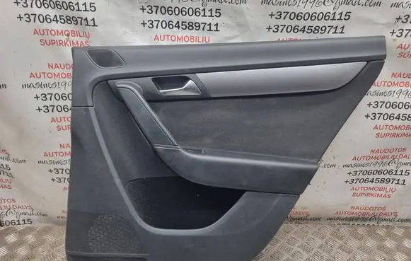 Volkswagen PASSAT B7 Rear door card panel trim 3AF867212