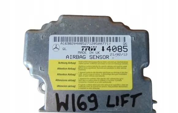 Mercedes-Benz A W169 Airbag control unit/module A1698204085