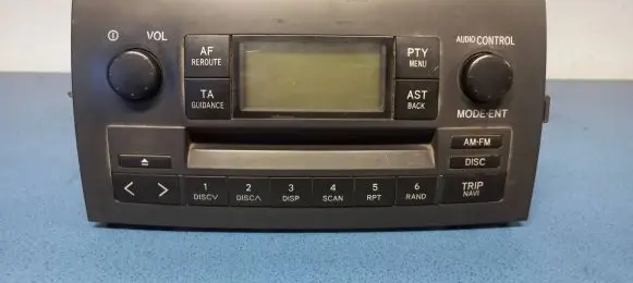 Toyota Corolla Verso E121 Radio/CD/DVD/GPS head unit 8612013060B0 CQTS7170A
