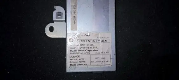 Mazda Xedos 6 Other control units/modules ca01675d2