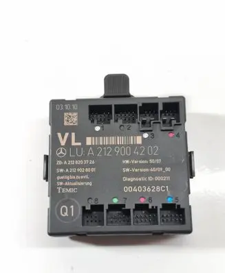 Mercedes-Benz E W212 Door control unit/module A2129004202 A2128203726 A2129028001