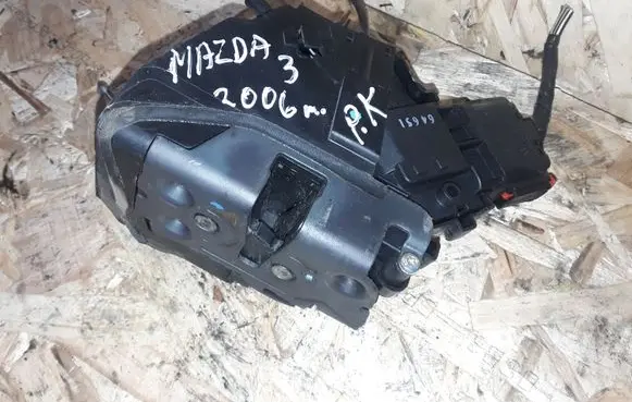 Mazda 3 I Front door lock BP4K59 3N6AA21813KP