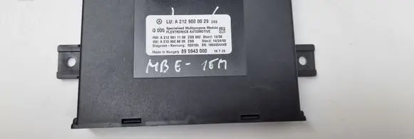 Mercedes-Benz E W212 Other control units/modules A2129000029