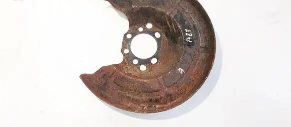 Opel Zafira B Rear brake disc plate dust cover 