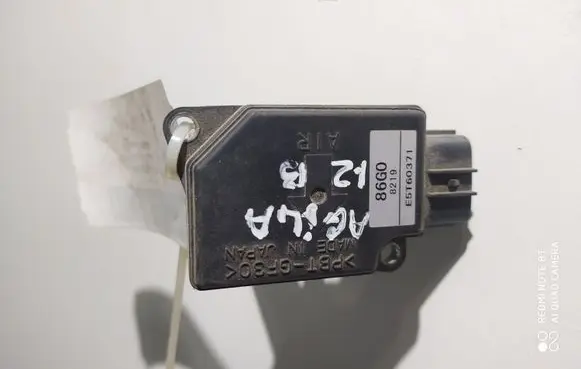 Opel Agila B Mass air flow meter E5T60371