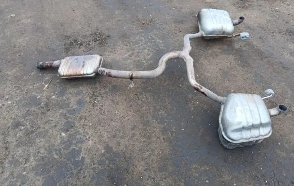 Volkswagen PASSAT CC Rear muffler/silencer tail pipe 
