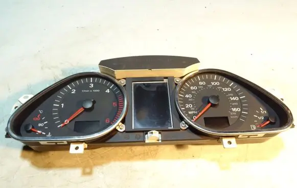Audi A6 S6 C6 4F Speedometer (instrument cluster) 4L0920981B 4F0910930C